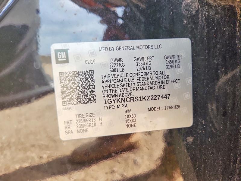 Продаж на аукціоні авто 2019 Cadillac Xt5, vin: 1GYKNCRS1KZ227447, номер лоту: 66491816