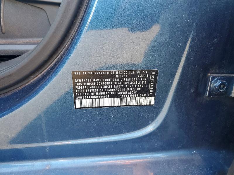 Aukcja sprzedaży 2016 Volkswagen Jetta, vin: 3VW267AJ0GM296939, numer aukcji: 66748566