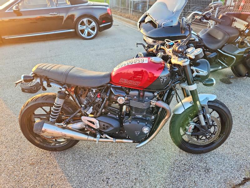 65890386 :رقم المزاد ، SMTD54HF6RTBN9401 vin ، 2024 Triumph Motorcycle Speed Twin مزاد بيع