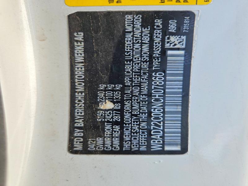 Продажа на аукционе авто 2022 Bmw 840i, vin: WBADZ2C06NCH07866, номер лота: 64606716