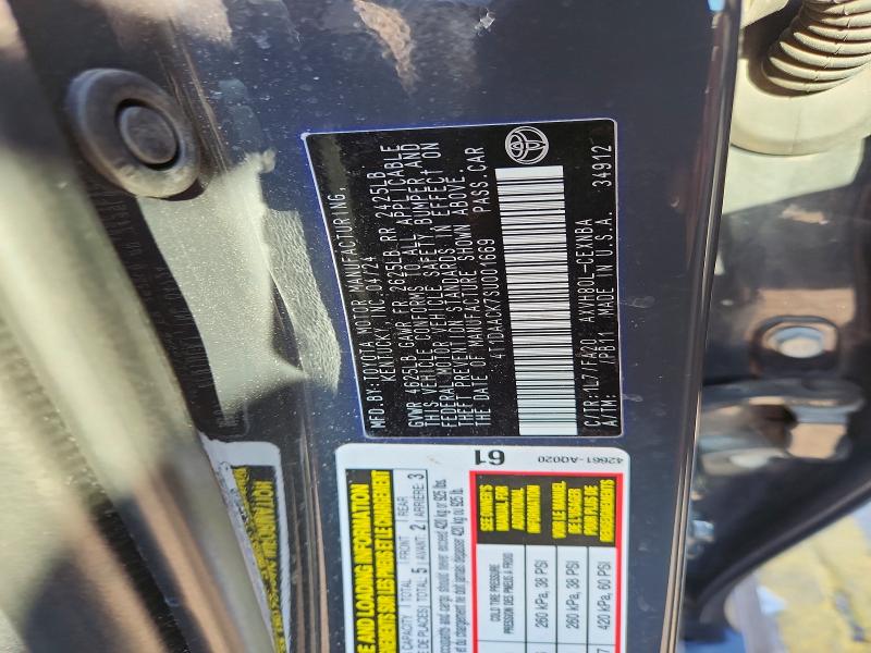 Продаж на аукціоні авто 2025 Toyota Camry, vin: 4T1DAACK7SU001669, номер лоту: 63509086