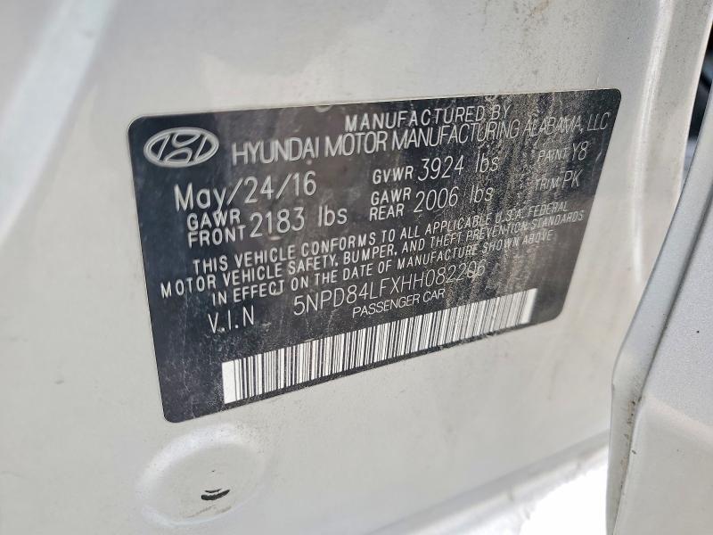 2017 Hyundai Elantra მანქანა იყიდება აუქციონზე, vin: 5NPD84LFXHH082206, აუქციონის ნომერი: 64552886