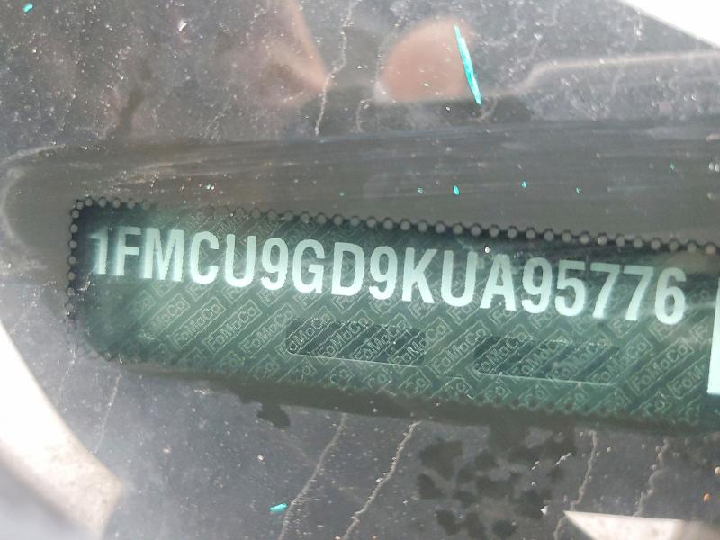 Продажа на аукционе авто 2019 Ford Escape, vin: 1FMCU9GD9KUA95776, номер лота: 64827326