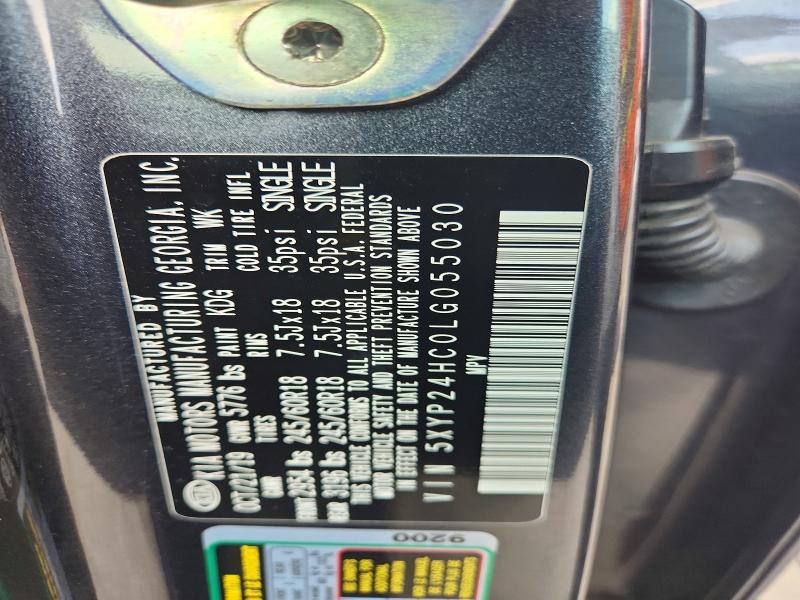 Продаж на аукціоні авто 2020 Kia Telluride, vin: 5XYP24HC0LG055030, номер лоту: 65643946