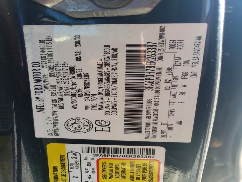 64110976 :رقم المزاد ، 3FA6P0H78ER263387 vin ، 2014 Ford Fusion مزاد بيع