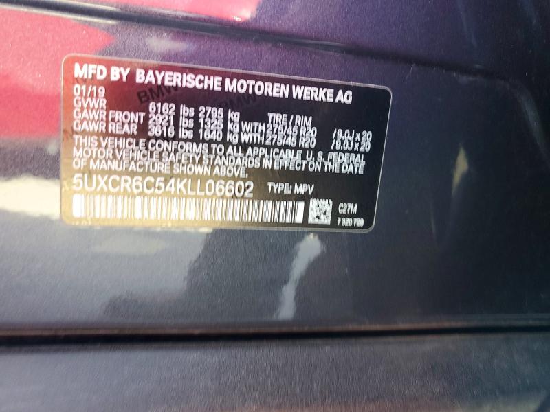 Продажа на аукционе авто 2019 Bmw X5, vin: 5UXCR6C54KLL06602, номер лота: 64762856