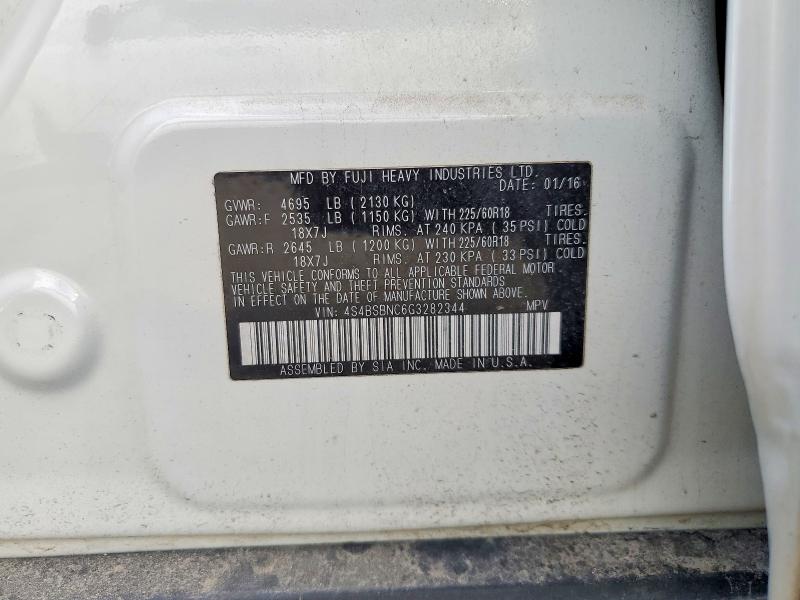 Продажа на аукционе авто 2016 Subaru Outback, vin: 4S4BSBNC6G3282344, номер лота: 66598606