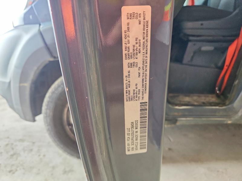 63449736 :رقم المزاد ، 3C6URVJG5LE136434 vin ، 2020 Ram Promaster 3500 مزاد بيع
