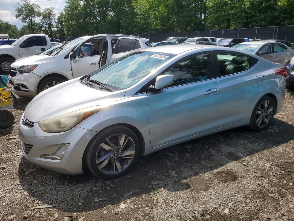 Продаж на аукціоні авто 2014 Hyundai Elantra, vin: 5NPDH4AE6EH478445, номер лоту: 63701826