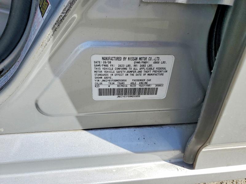 65631536 :رقم المزاد ، JNKCV61F99M050856 vin ، 2009 Infiniti G37 Sedan مزاد بيع