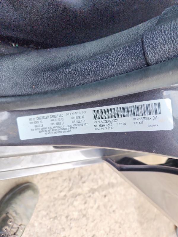 Aukcja sprzedaży 2015 Chrysler 200, vin: 1C3CCCCB3FN532037, numer aukcji: 66424126