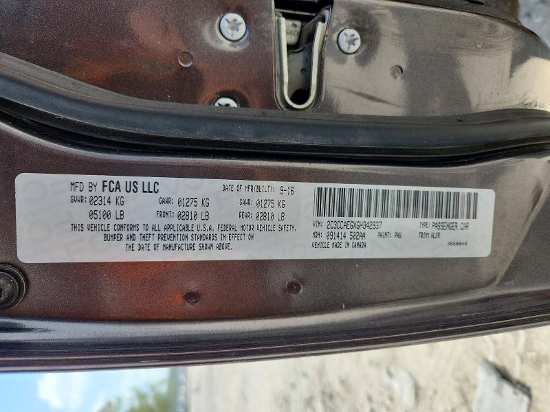 Продаж на аукціоні авто 2016 Chrysler 300c, vin: 2C3CCAEGXGH342937, номер лоту: 66531136