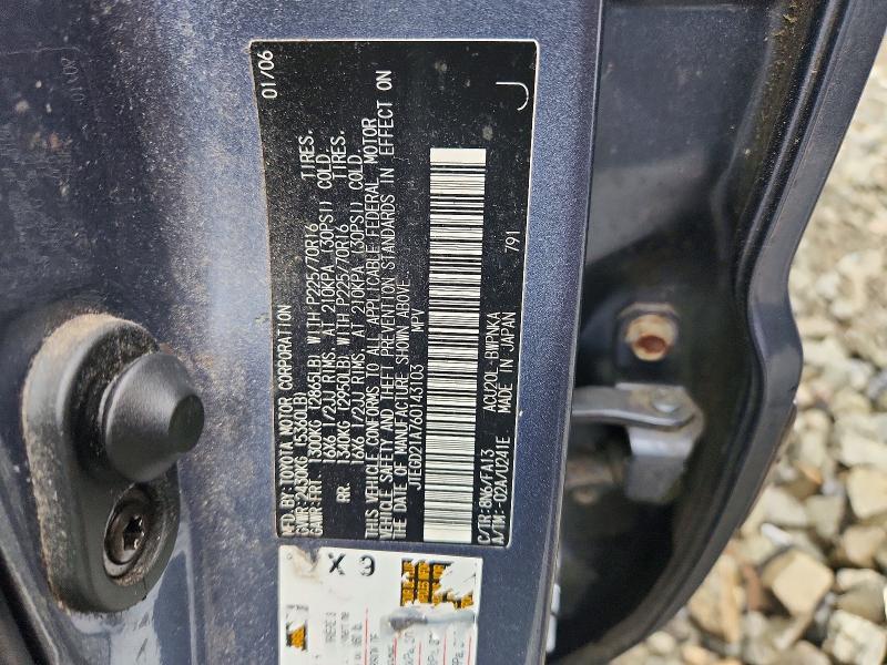 63894236 :رقم المزاد ، JTEGD21A760143103 vin ، 2006 Toyota Highlander مزاد بيع