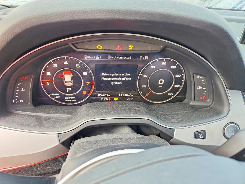 62537266 :رقم المزاد ، WA1LHAF70KD024384 vin ، 2019 Audi Q7 مزاد بيع