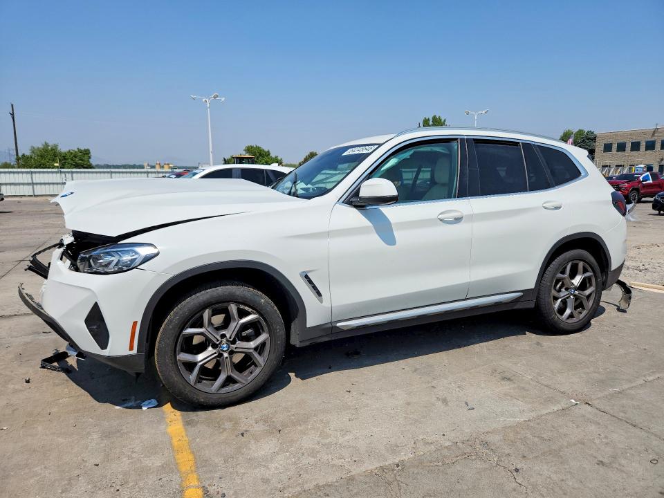 2022 Bmw X3 მანქანა იყიდება აუქციონზე, vin: 5UX53DP02N9M87438, აუქციონის ნომერი: 64248646