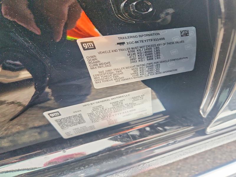 Aukcja sprzedaży 2026 Chevrolet Silverado, vin: 1GC4KTEY7TF311406, numer aukcji: 64327356