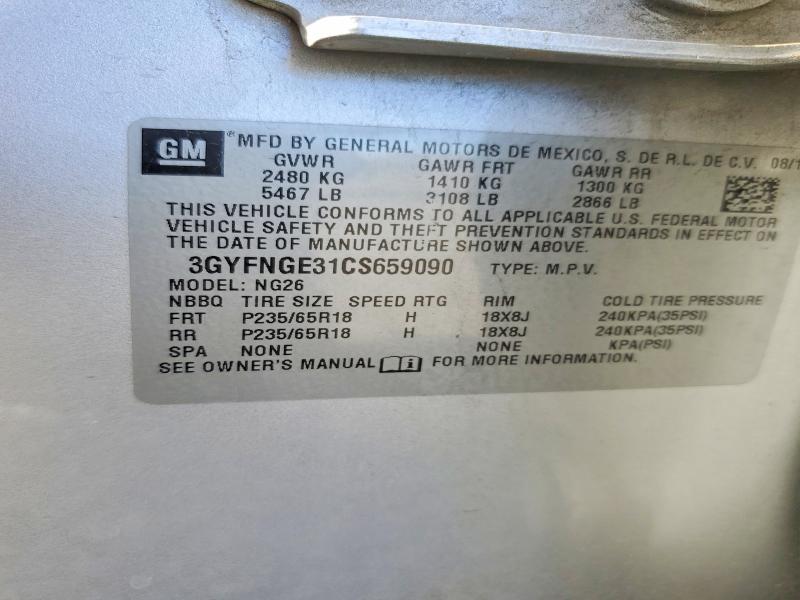 Продажа на аукционе авто 2012 Cadillac Srx, vin: 3GYFNGE31CS659090, номер лота: 64502216