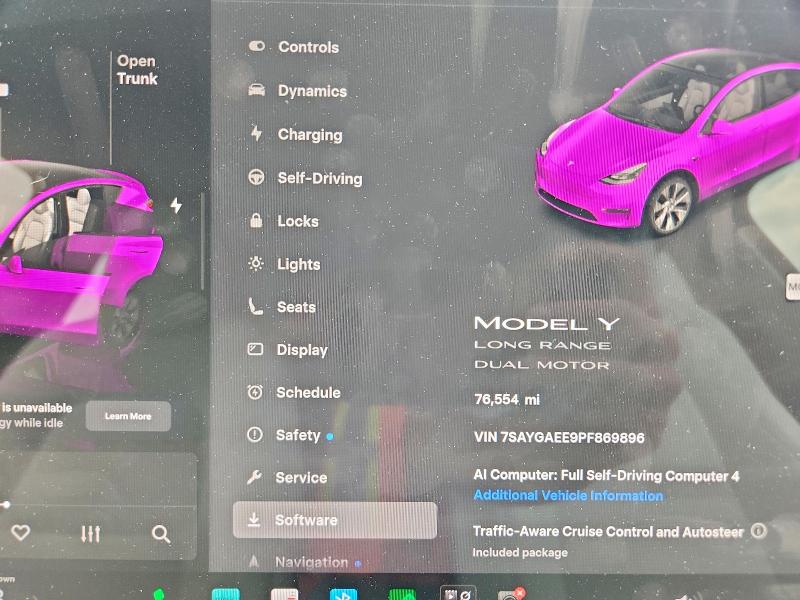 Продажа на аукционе авто 2023 Tesla Model Y, vin: 7SAYGAEE9PF869896, номер лота: 65849826