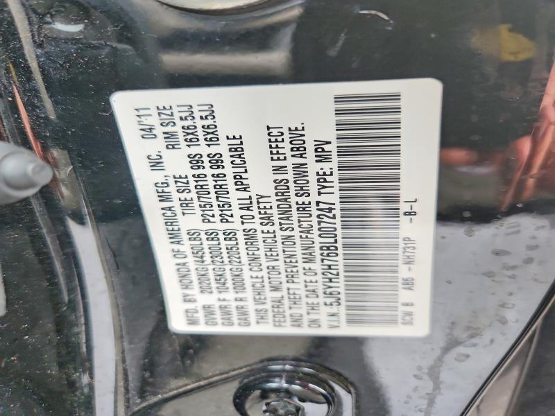 Продажа на аукционе авто 2011 Honda Element, vin: 5J6YH2H76BL007247, номер лота: 64771446