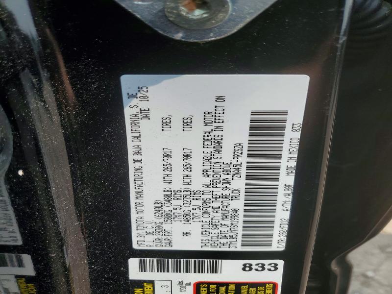 2025 Toyota Tacoma მანქანა იყიდება აუქციონზე, vin: 3TMLB5JN7SM199840, აუქციონის ნომერი: 64989666