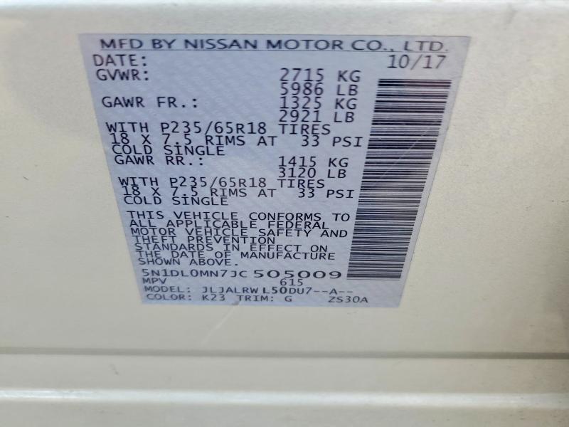 Продажа на аукционе авто 2018 Infiniti Qx60, vin: 5N1DL0MN7JC505009, номер лота: 65175136