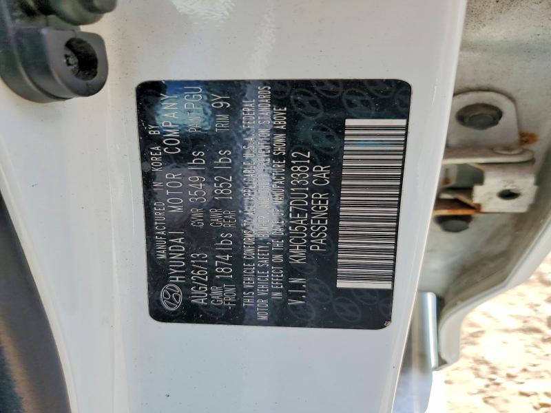 Продаж на аукціоні авто 2013 Hyundai Accent, vin: KMHCU5AE7DU133812, номер лоту: 65721376