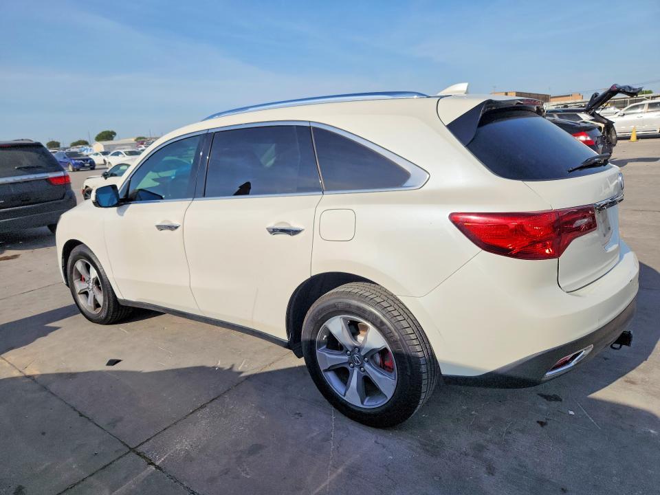 2016 Acura Mdx მანქანა იყიდება აუქციონზე, vin: 5FRYD3H23GB010482, აუქციონის ნომერი: 66254406