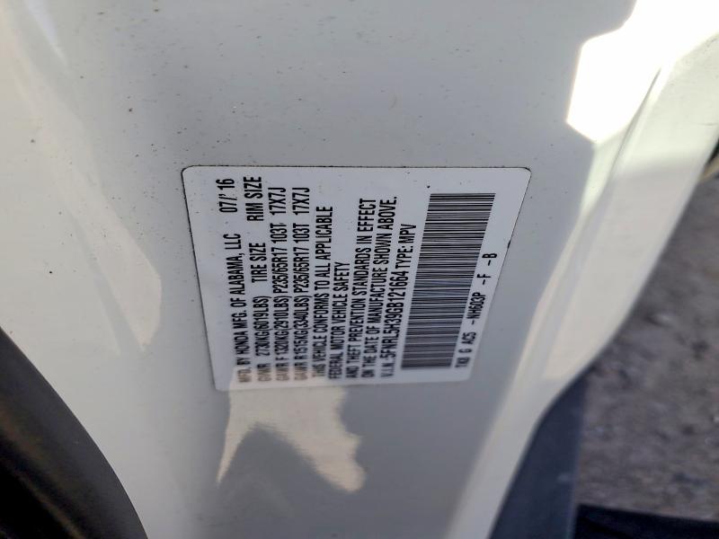 Aukcja sprzedaży 2016 Honda Odyssey, vin: 5FNRL5H39GB121664, numer aukcji: 64122556