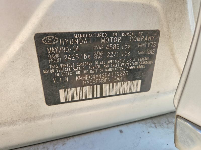 Продажа на аукционе авто 2015 Hyundai Sonata Hybrid, vin: KMHEC4A43FA119276, номер лота: 63756916