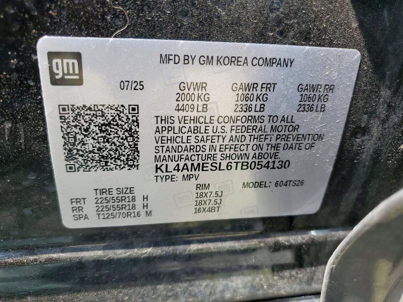 Aukcja sprzedaży 2026 Buick Encore Gx, vin: KL4AMESL6TB054130, numer aukcji: 64795886