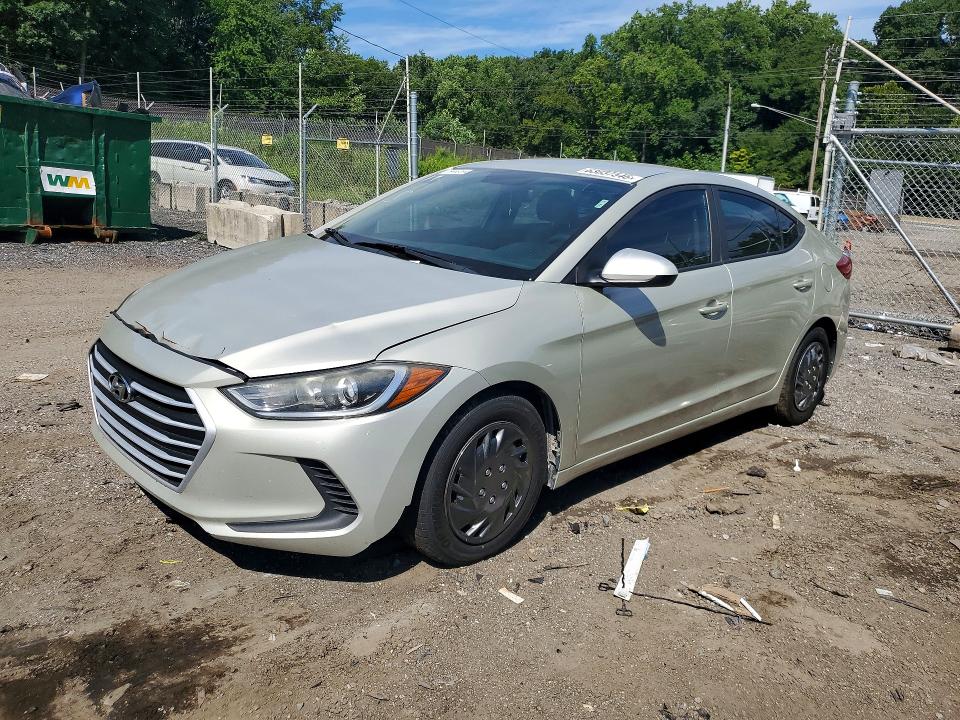 2017 Hyundai Elantra მანქანა იყიდება აუქციონზე, vin: KMHD74LF2HU314446, აუქციონის ნომერი: 63037546