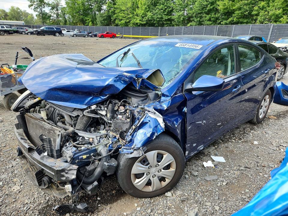 2016 Hyundai Elantra მანქანა იყიდება აუქციონზე, vin: 5NPDH4AE1GH702059, აუქციონის ნომერი: 66814956
