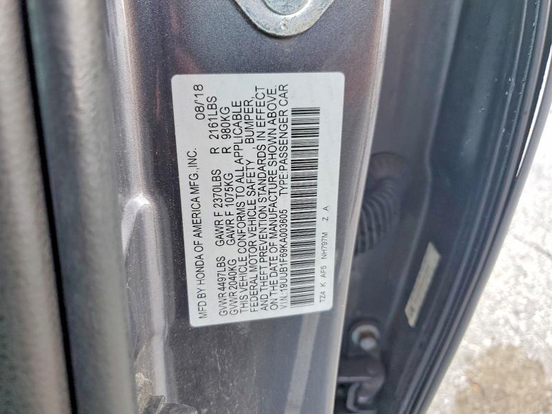 Продажа на аукционе авто 2019 Acura Tlx, vin: 19UUB1F69KA003605, номер лота: 65473146