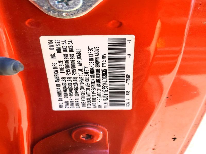 Продажа на аукционе авто 2004 Honda Element, vin: 5J6YH28514L003835, номер лота: 64853446