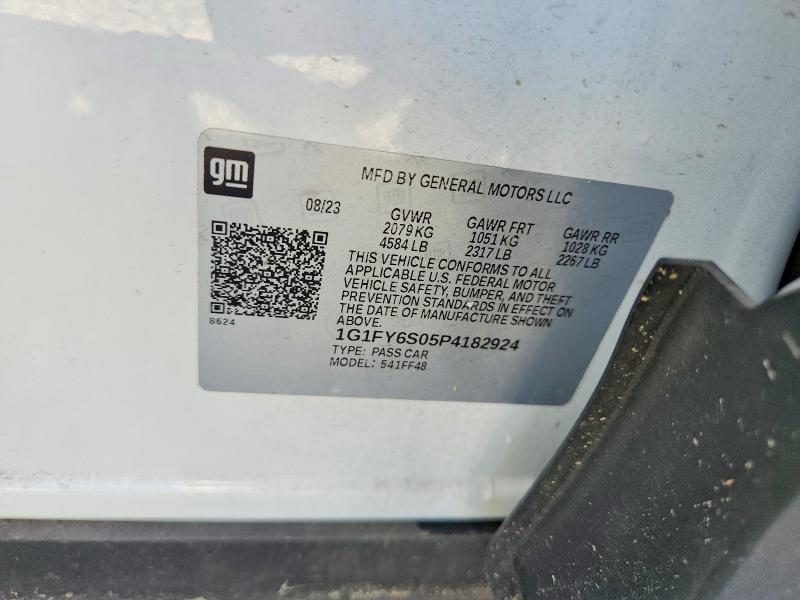 66479186 :رقم المزاد ، 1G1FY6S05P4182924 vin ، 2023 Chevrolet Bolt Euv مزاد بيع