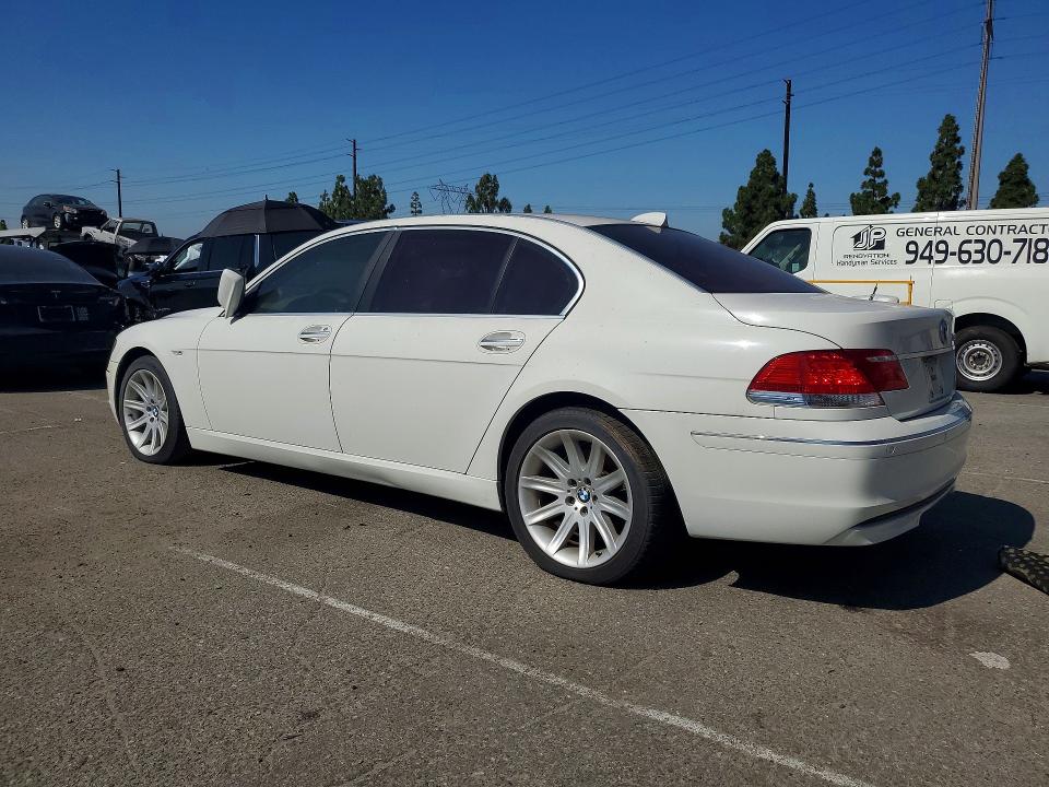 Aukcja sprzedaży 2006 Bmw 7 Series 740il, vin: WBAHN83576DT62917, numer aukcji: 64864446