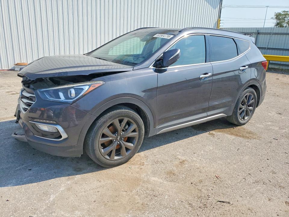 2017 Hyundai Santa Fe Sport მანქანა იყიდება აუქციონზე, vin: 5XYZW4LA4HG384727, აუქციონის ნომერი: 63564736