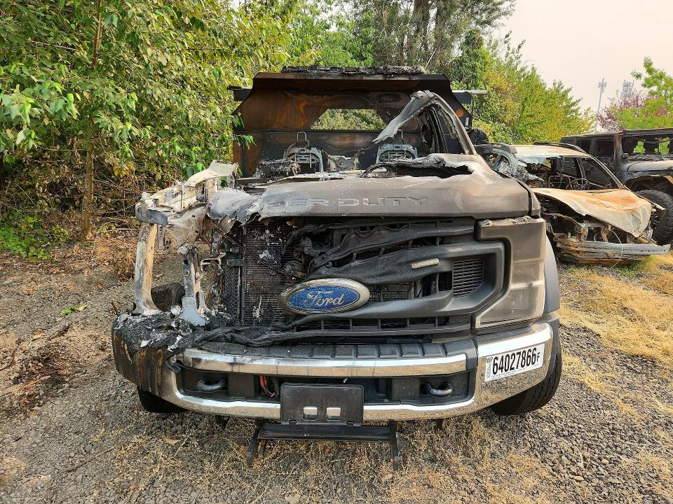 64027866 :رقم المزاد ، 1FDTF4HN4NDA01909 vin ، 2022 Ford F450 مزاد بيع
