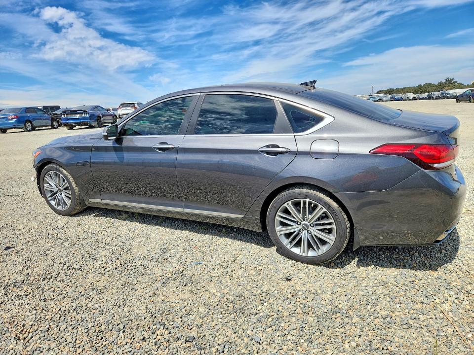 65933826 :رقم المزاد ، KMHGN4JEXJU216803 vin ، 2018 Genesis G80 مزاد بيع