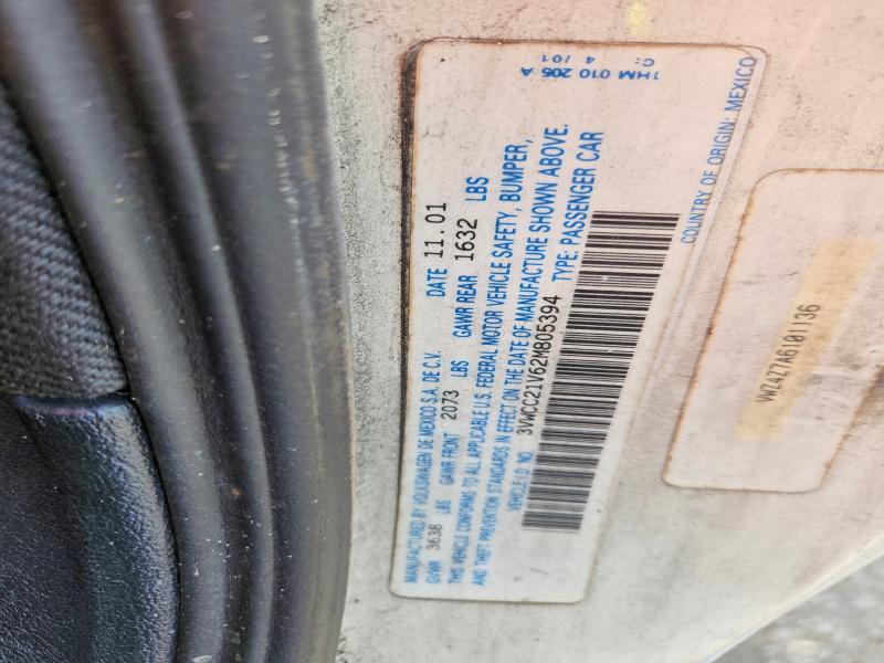 Aukcja sprzedaży 2002 Volkswagen Cabrio, vin: 3VWCC21V62M805394, numer aukcji: 65917786