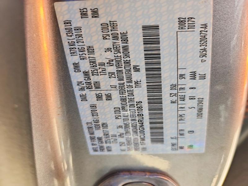 Продажа на аукционе авто 2024 Ford Escape, vin: 1FMCU0GN4RUB10876, номер лота: 65892296