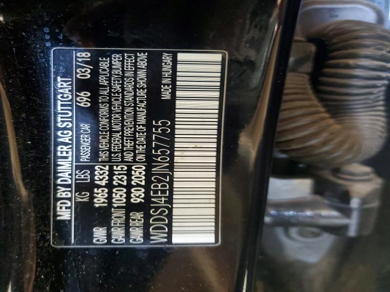 Aukcja sprzedaży 2018 Mercedes-benz Cla, vin: WDDSJ4EB2JN657755, numer aukcji: 66006996