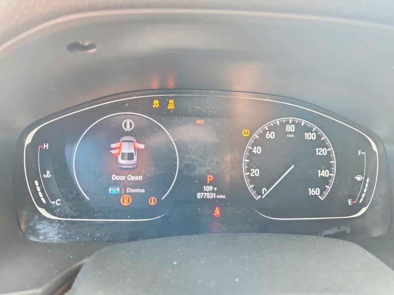 Auction sale of the 2019 Honda Accord, vin: 1HGCV1F33KA107709, lot number: 65606346