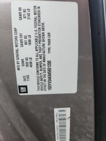 2004 Cadillac Xlr მანქანა იყიდება აუქციონზე, vin: 1G6YV34A145601289, აუქციონის ნომერი: 63897156