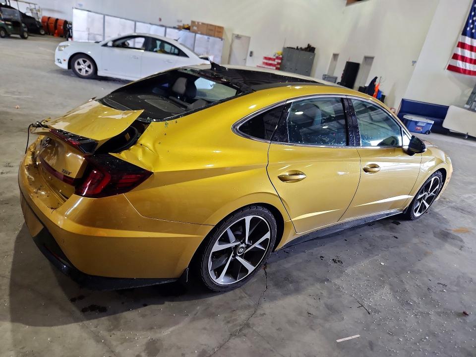 2021 Hyundai Sonata მანქანა იყიდება აუქციონზე, vin: 5NPEJ4J24MH129300, აუქციონის ნომერი: 64566636