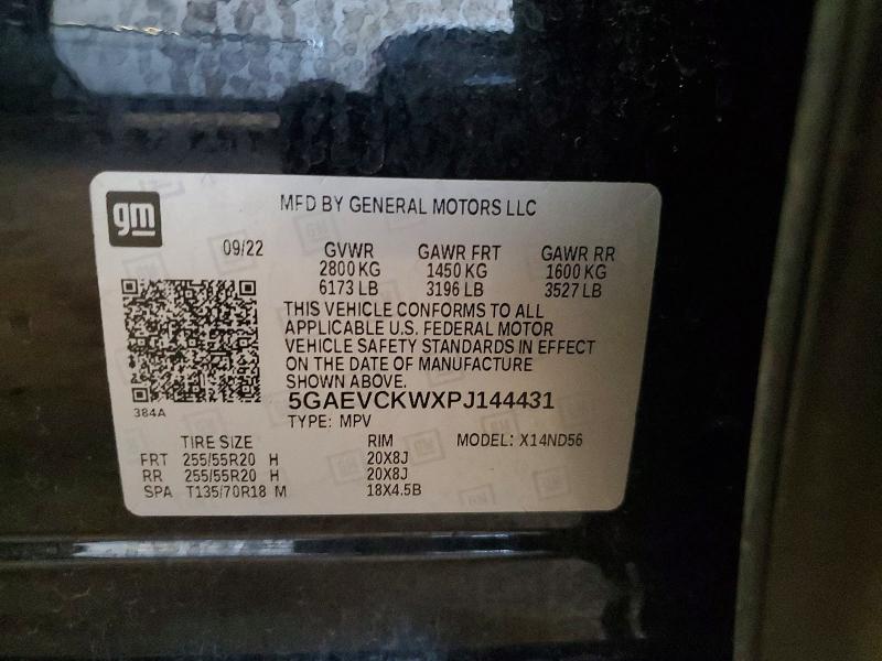 Продаж на аукціоні авто 2023 Buick Enclave, vin: 5GAEVCKWXPJ144431, номер лоту: 63513406