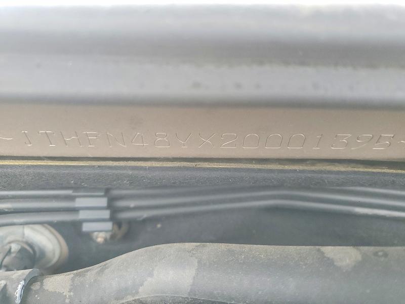 64540096 :رقم المزاد ، JTHFN48YX20001395 vin ، 2002 Lexus Sc مزاد بيع