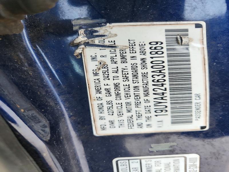 Aukcja sprzedaży 2003 Acura 3.2cl, vin: 19UYA42463A001869, numer aukcji: 65209316
