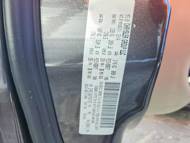 Продаж на аукціоні авто 2015 Chrysler Town & Country, vin: 2C4RC1BG8FR637523, номер лоту: 65147906