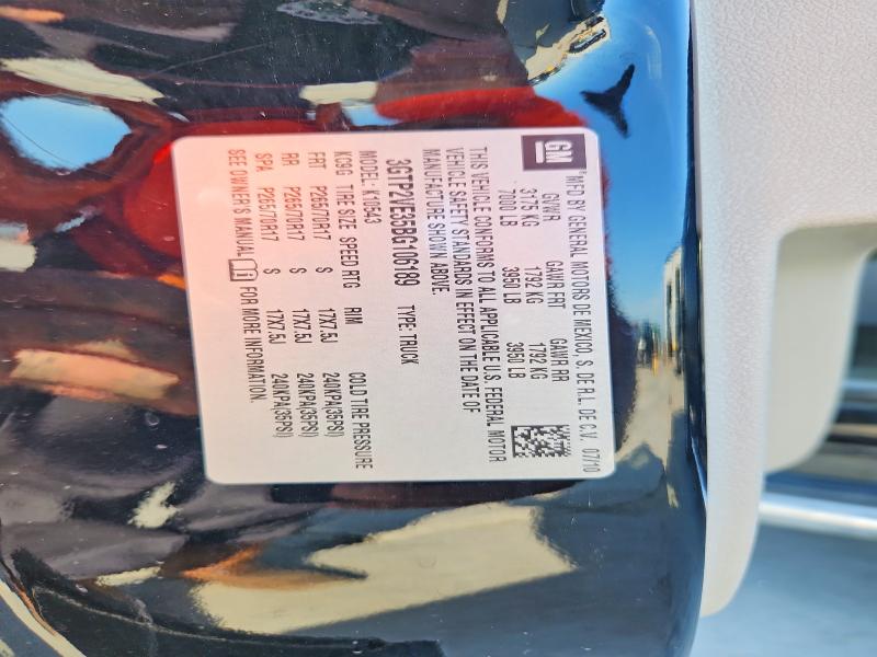 2011 Gmc Sierra მანქანა იყიდება აუქციონზე, vin: 3GTP2VE35BG106189, აუქციონის ნომერი: 65885936